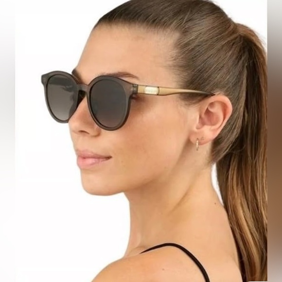 Gucci Sunglasses Rose With Gold Logo GG0794SK - Picture 5 of 6